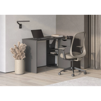 Стол письменный, арт.6-011110, графит (ГК) в Урае - uraj.mebel-e96.ru