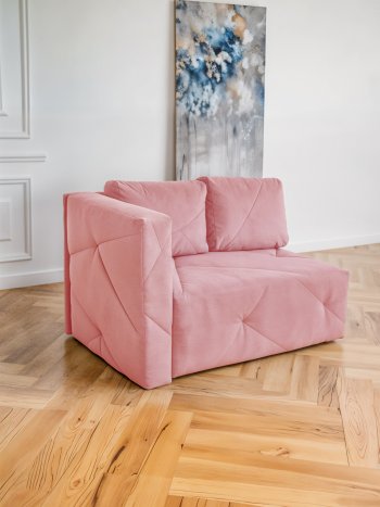 Диван 1010 розовый, левый (BRENDOSS) в Урае - uraj.mebel-e96.ru