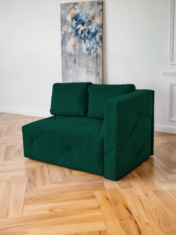 Диван 1010 изумруд, правый (BRENDOSS) в Урае - uraj.mebel-e96.ru