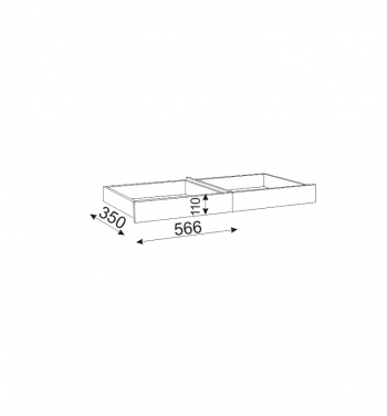 Стол с ящиками Осло М16+М17 (Риннер) в Урае - uraj.mebel-e96.ru