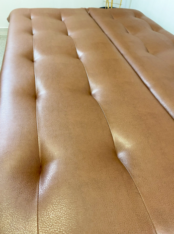 Диван-кровать Поло Стайл экокожа Sunny Brown в Урае - uraj.mebel-e96.ru