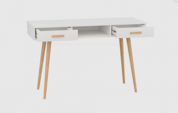 Стол письменный, арт.6-01103, белый (ГК) в Урае - uraj.mebel-e96.ru