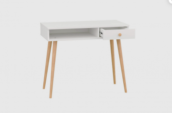 Стол письменный, арт.6-01101, белый (ГК) в Урае - uraj.mebel-e96.ru