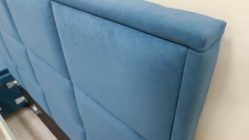 Кровать с подъемным механизмом Мега синий (Лин) в Урае - uraj.mebel-e96.ru