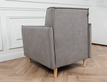 Кресло 831 Серый, велюр (Brendoss) в Урае - uraj.mebel-e96.ru