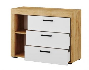 Комод Адель белый (Текс) в Урае - uraj.mebel-e96.ru