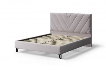 Кровать Аделия мягкая Dusty rose (пепельная роза), 1600 (МЛК) в Урае - uraj.mebel-e96.ru