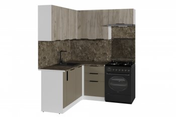 Кухонный гарнитур Альба мега прайм 1600х1700 мм (Герда) в Урае - uraj.mebel-e96.ru