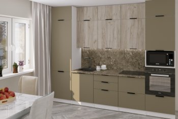 Кухонный гарнитур Альба экстра 3000 мм (Герда) в Урае - uraj.mebel-e96.ru