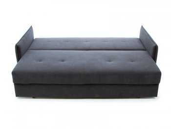 Диван Аура 3П, велюр Ультра грей (темно-серый) (Аврора) в Урае - uraj.mebel-e96.ru