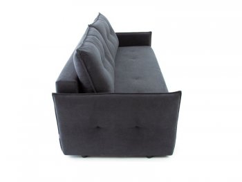 Диван Аура 3П, велюр Ультра грей (темно-серый) (Аврора) в Урае - uraj.mebel-e96.ru