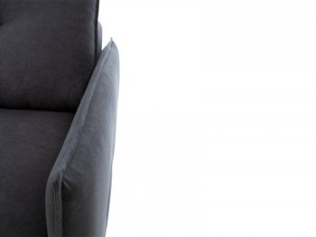 Диван Аура 3П, велюр Ультра грей (темно-серый) (Аврора) в Урае - uraj.mebel-e96.ru