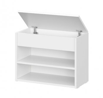 Тумба для обуви Айден ОБ06-600 белый (ИЦ) в Урае - uraj.mebel-e96.ru
