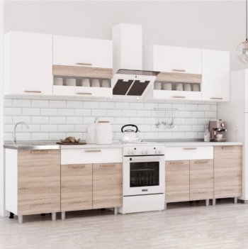 Кухонный гарнитур Айсбери 2400 мм (БТС) в Урае - uraj.mebel-e96.ru