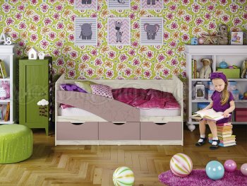 Кровать Бабочки Шарли пинк (Миф) в Урае - uraj.mebel-e96.ru