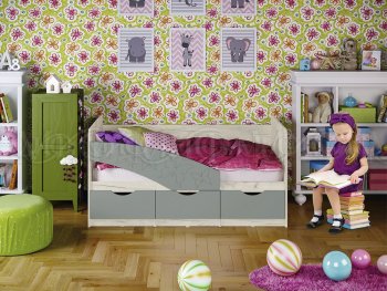 Кровать Бабочки Шарли бриз (Миф) в Урае - uraj.mebel-e96.ru