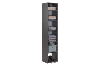 Прихожая Баско К4 (графит) (Мебельсон) в Урае - uraj.mebel-e96.ru