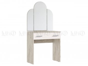 Стол туалетный Бася крафт/кашемир (Миф) в Урае - uraj.mebel-e96.ru