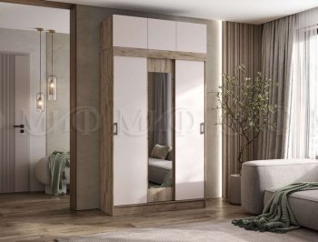 Спальный гарнитур Бася крафт/кашемир (Миф) в Урае - uraj.mebel-e96.ru