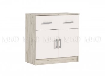 Комод 1 ящик 2 двери Бася крафт/кашемир (Миф) в Урае - uraj.mebel-e96.ru