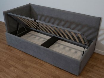 Диван-кровать Бенто с ПМ, велюр Маус (ДСВ) в Урае - uraj.mebel-e96.ru