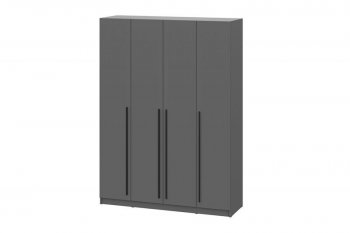 Шкаф 1600 мм Берген ШК-1600 графит (ИЦ) в Урае - uraj.mebel-e96.ru