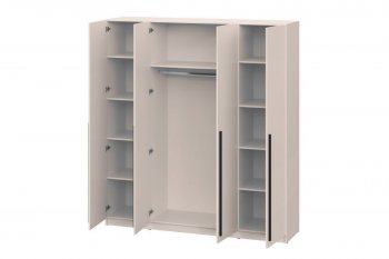 Шкаф 2000 мм Берген ШК-2000 с зеркалом кашемир (ИЦ) в Урае - uraj.mebel-e96.ru