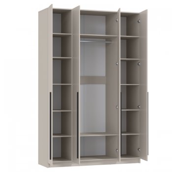 Шкаф 1600 мм 67.13 Брандо ЛДСП кашемир (высота 2400) (Олмеко) в Урае - uraj.mebel-e96.ru