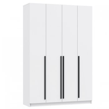 Шкаф 1600 мм 67.13 Брандо ЛДСП белый (высота 2400) (Олмеко) в Урае - uraj.mebel-e96.ru