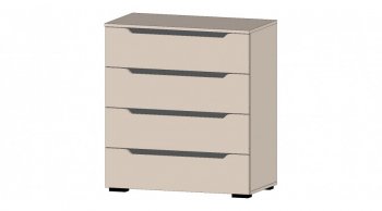 Британа Комод 4 ящика (Лин) в Урае - uraj.mebel-e96.ru | фото