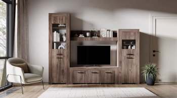 Стенка Бруно (Лин) в Урае - uraj.mebel-e96.ru