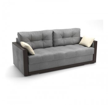 Диван-кровать Бруно (рогожка SHE980 (серый)) (Софт) в Урае - uraj.mebel-e96.ru