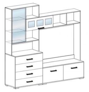 Стенка Яна ТВ 751 (СтендМ) в Урае - uraj.mebel-e96.ru