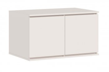 Шкаф 800 мм Челси двустворчатый с антресолью, сонома/белый (Миф) в Урае - uraj.mebel-e96.ru