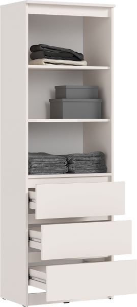 Письменный стол угловой + Стеллаж Челси кашемир (Миф) в Урае - uraj.mebel-e96.ru