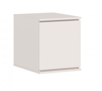 Пенал Челси 450 мм с антресолью белый (Миф) в Урае - uraj.mebel-e96.ru