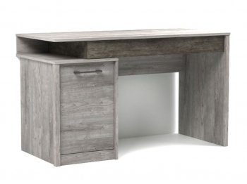 Стол письменный Денвер Риббек серый (СБК) в Урае - uraj.mebel-e96.ru