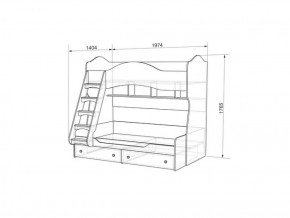 Набор детской мебели Алиса (модульная) в Урае - uraj.mebel-e96.ru