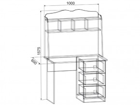 Набор детской мебели Амели (модульная) в Урае - uraj.mebel-e96.ru