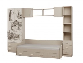 Набор детской мебели Вега 1 (Дуб беленый/башня) (Миф) в Урае - uraj.mebel-e96.ru
