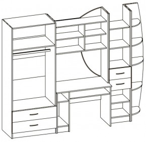 Детская Юниор 2 (МФД металлик) в Урае - uraj.mebel-e96.ru