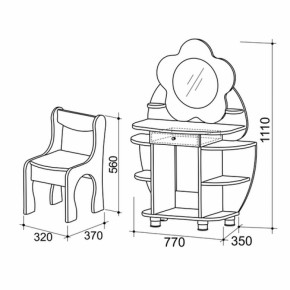 Детский набор Ромашка (Мебельсон) в Урае - uraj.mebel-e96.ru