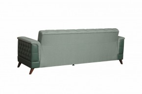 Диван-кровать Амарант (жаккард аква/кож.зам марвел океан) в Урае - uraj.mebel-e96.ru