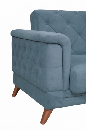 Диван-кровать Амарант (велюр катания дасти блю) в Урае - uraj.mebel-e96.ru