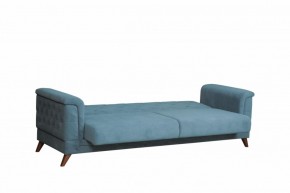 Диван-кровать Амарант (велюр катания дасти блю) в Урае - uraj.mebel-e96.ru