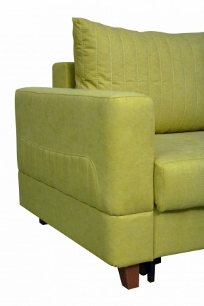 Диван - кровать ЕвроМагнат (велюр Кэнди олива) в Урае - uraj.mebel-e96.ru