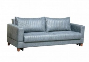 Диван - кровать ЕвроМагнат/(замша баффало серо-синяя) в Урае - uraj.mebel-e96.ru