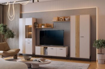 Стенка Доминика модульная  (Мебельсон) в Урае - uraj.mebel-e96.ru