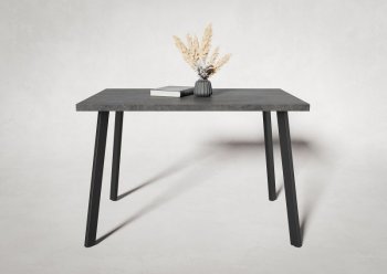 Стол нераздв. Дублин 32 КРАФТ В2, ЛДСП Цемент темный (Вудман) в Урае - uraj.mebel-e96.ru