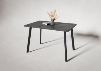 Стол нераздв. Дублин 32 КРАФТ В2, ЛДСП Цемент темный (Вудман) в Урае - uraj.mebel-e96.ru